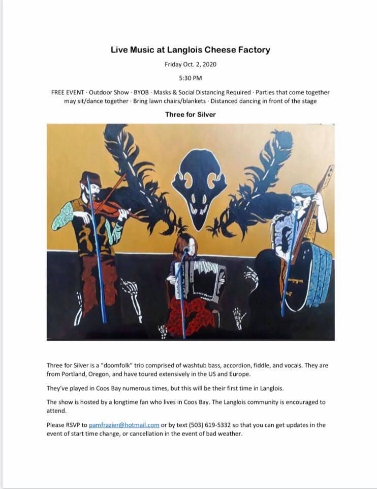 old cheese factory to World Famous Langlois Oregon